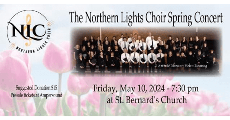 May 2024 Northern Lights Choir Concert Poster