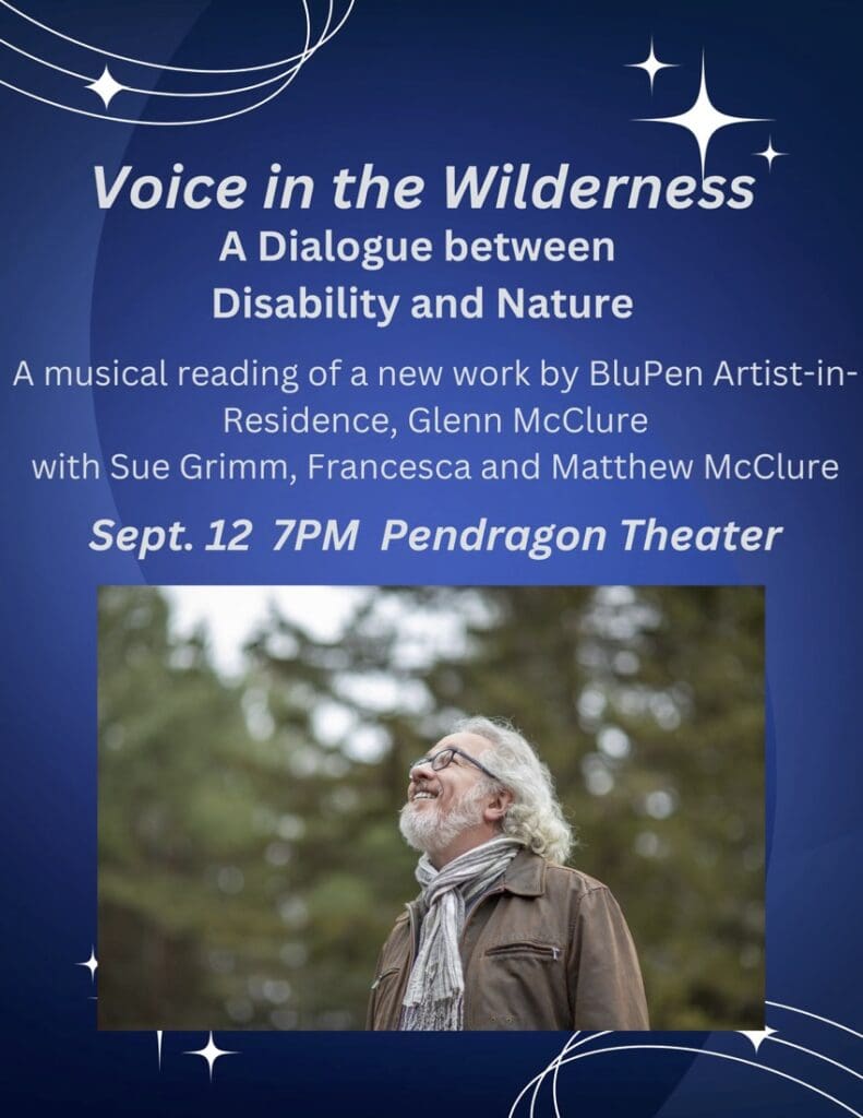 Voice of the Wildnerness Flyer Sept 12, 2024 at Pendragon Theater in Saranac Lake, NY